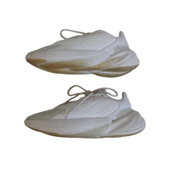 Adidas Ozelia White and Pink Lace Up GW1499 Women's Size 7 Preowned Condition - Picture 2 of 12